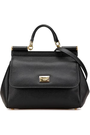 Dolce & Gabbana 2010-2024 mittelgroße Miss Sicily Satchel-Tasche aus Leder