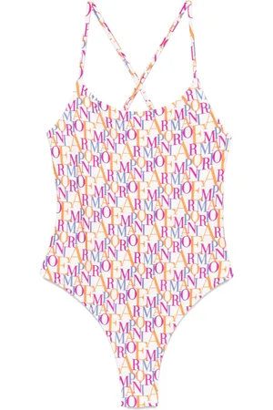Emporio Armani Badeanzug mit Logo-Print