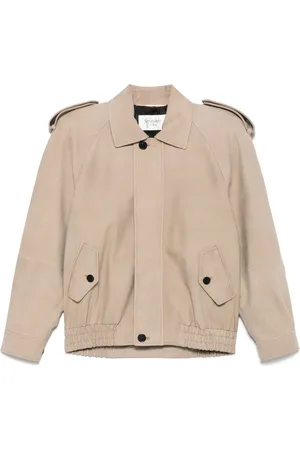 Saint Laurent Bomberjacke aus Wildleder