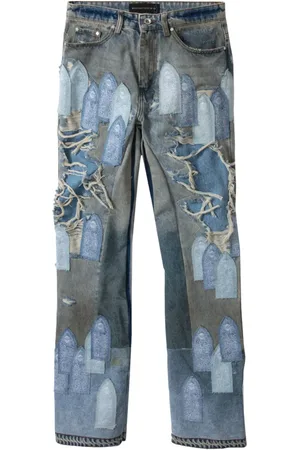 Who Decides War Jeans im Distressed-Look