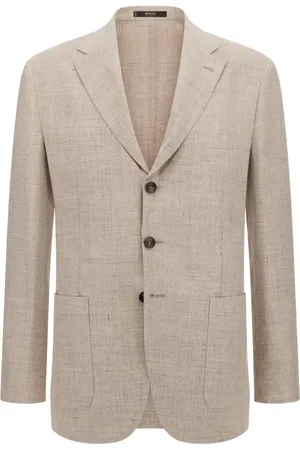Boggi Milano Mélange Pure Linen Jacket