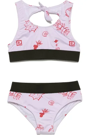 Le pandorine Bikini mit Print
