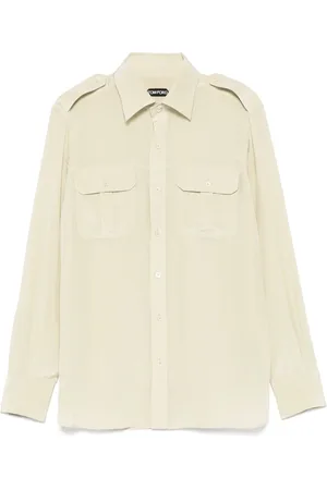 Tom Ford Hemd aus leichtem Krepp