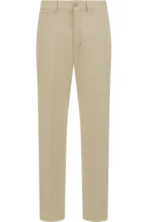 Boggi Milano Stretch Cotton and Linen Trousers