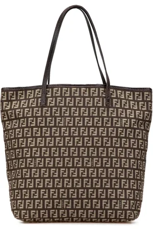 Fendi 2000-2010 Zucchino Canvas Tote Bag