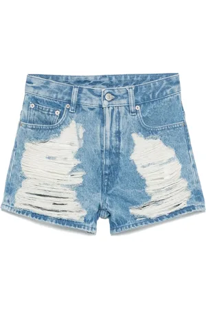 Maison Margiela Jeans-Shorts im Distressed-Look
