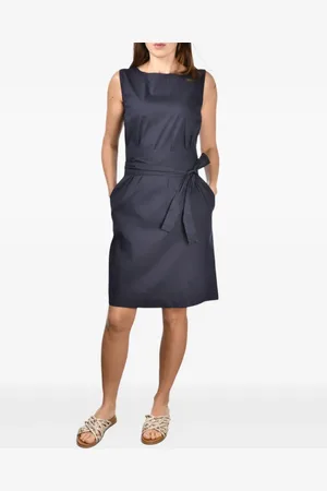 Gran Sasso Ärmelloses Kleid mit Gürtel