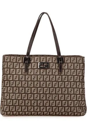 Fendi 2000-2010 kleine Zucchino Canvas Tote Bag