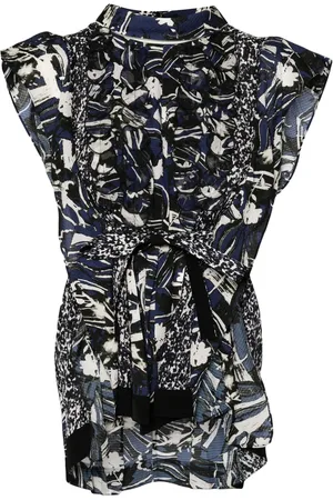 3.1 Phillip Lim Rollkragenpullunder mit Blumen-Print
