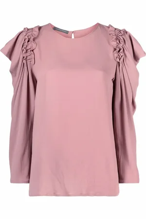 Alberta Ferretti Geraffte Bluse