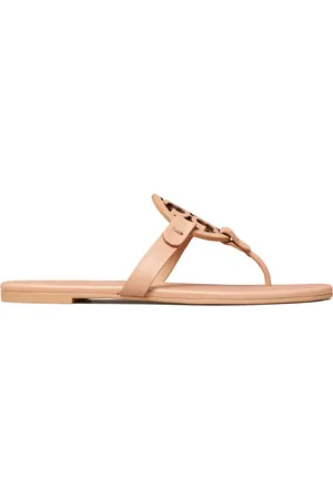 Tory Burch Pantoletten mit Logo-Schild