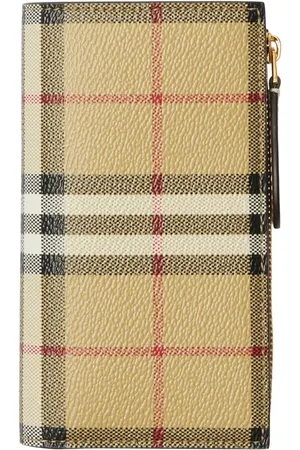 Burberry Portemonnaie mit Karomuster