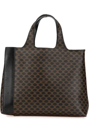 Céline 2001 Macadam Coated Canvas Tote Bag