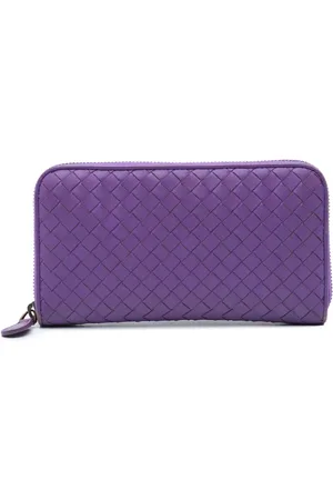 Bottega Veneta 2012-2024 längliches Intrecciato Portemonnaie aus Leder