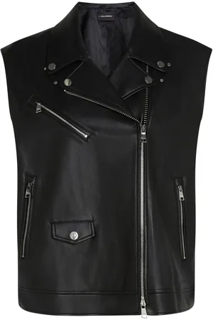 Karl Lagerfeld Weste aus Faux-Leder