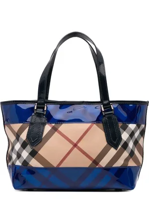Burberry 2000-2017 Tote Bag aus beschichtetem Canvas und PVC mit Supernova Check