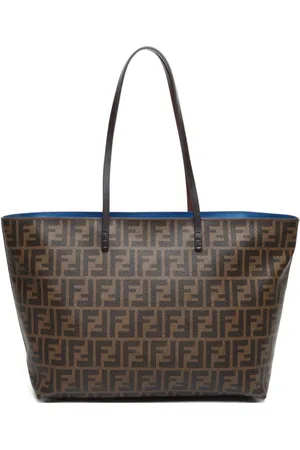 Fendi 2010-2024 Roll Zucca Canvas-Tote Bag