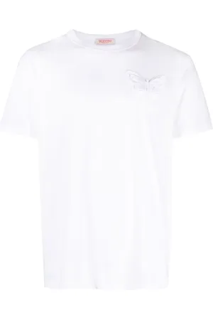 VALENTINO GARAVANI T-Shirt mit Schmetterlingsapplikation