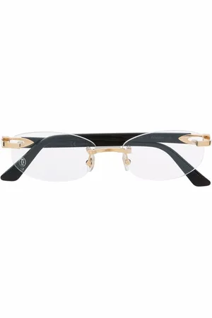Cartier Runde Brille ohne Rahmen