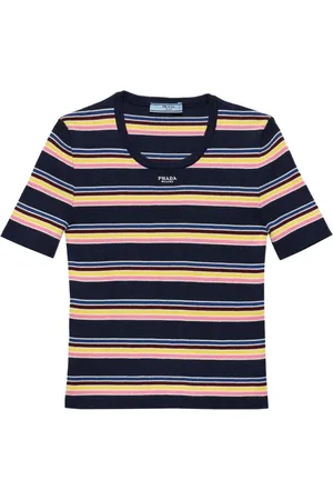 Prada Gestreiftes T-Shirt