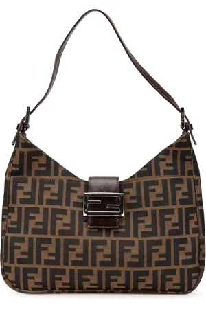 Fendi 2010-2024 Schultertasche aus Zucca-Canvas