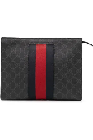 Gucci 2000-2015 GG Supreme Web Clutch