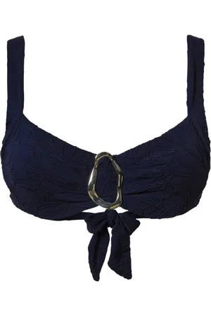 Twin-Set Bikinioberteil mit Blattmuster
