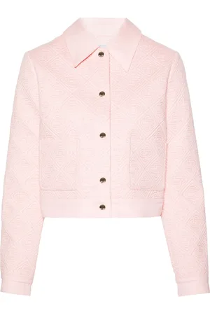 Casablanca Hemdjacke mit Logo-Steppung