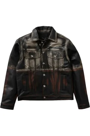 Who Decides War Bemalte Lederjacke