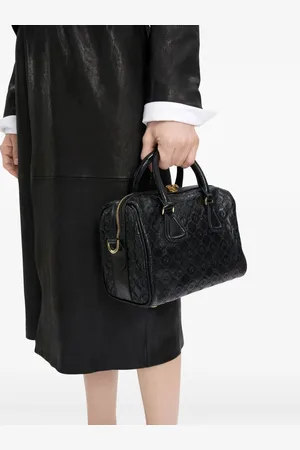 Marine Serre Strike Tote Bag mit Monogramm-Prägung
