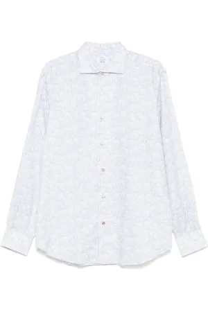 MAZZARELLI Hemd mit Blumen-Print