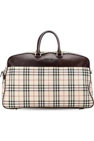 Burberry 2000-2017 Canvas-Reisetasche mit House Check