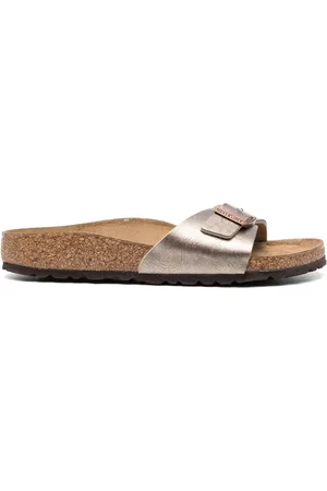 Birkenstock Sandalen im Metallic-Look