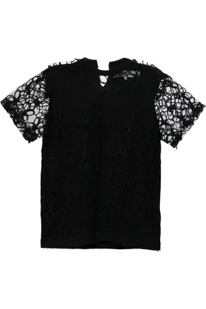 Comme des Garçons T-Shirt mit Spitzendetail