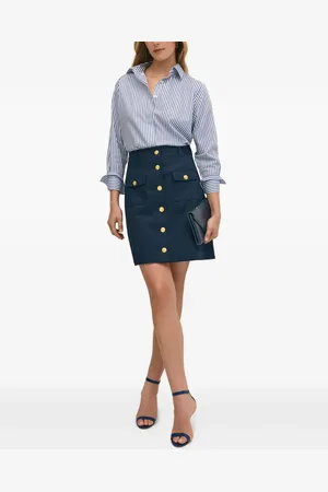 Brooks Brothers Minirock mit Knöpfen