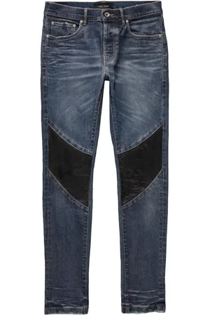 Purple Brand Skinny-Jeans mit Einsätzen