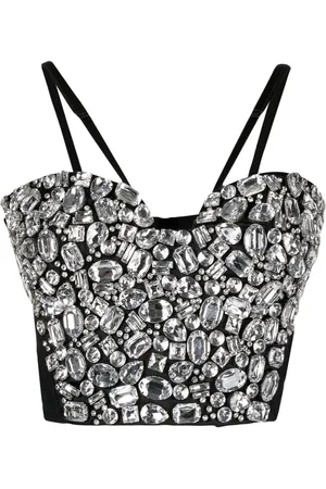 Dolce & Gabbana Korsett-Top mit Strassverzierung