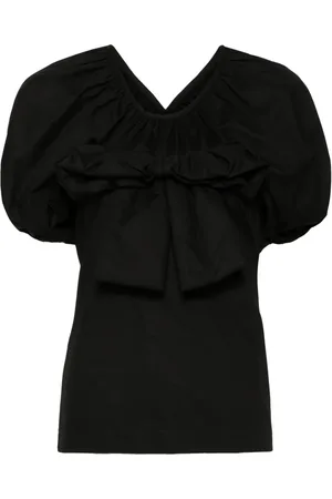 Comme des Garçons Bluse mit kurzen Puffärmeln