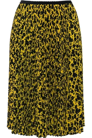 Nº21 Faltenrock mit Blumen-Print