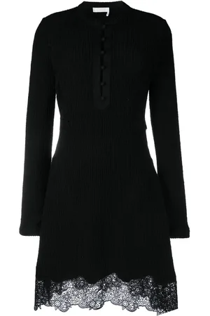 Chloé Kleid mit Spitzeneinsatz