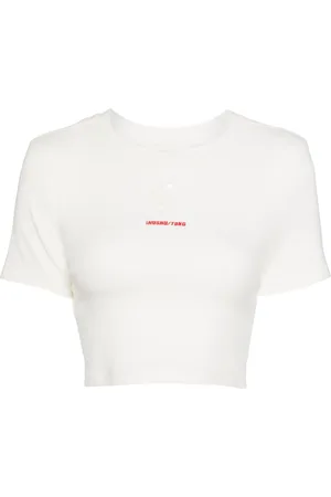 Shushu/Tong Verziertes Stereo Rose Cropped-T-Shirt