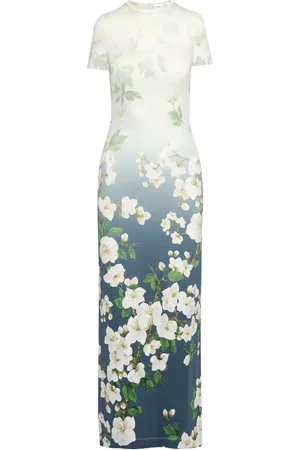 Oscar de la Renta Cherry Blossom Kleid