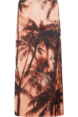 ERIKA CAVALLINI Midirock mit grafischem Print