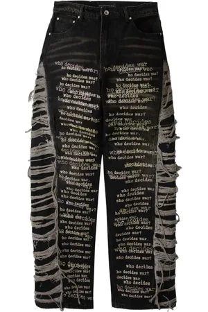 Who Decides War Ausgefranste Jeans