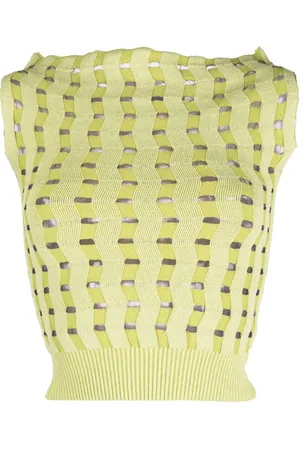 Kiko Kostadinov Cropped-Top mit Cut-Outs