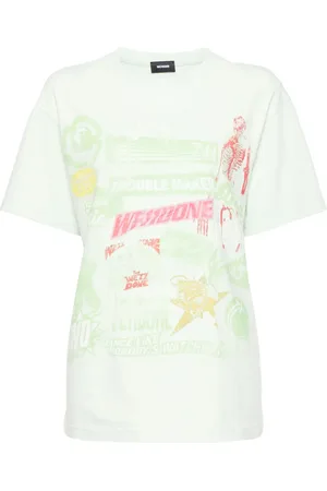 We11 Done T-Shirt mit Collage