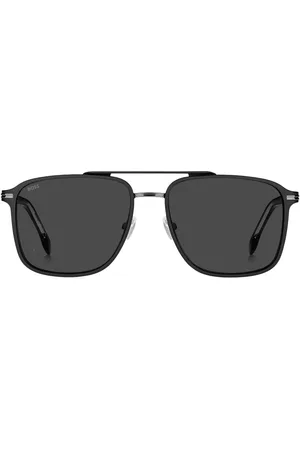 HUGO BOSS Sonnenbrille mit eckigem Gestell