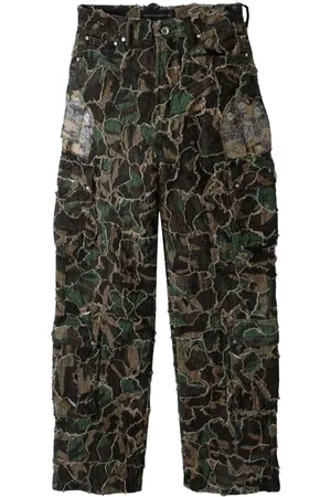 Who Decides War Cargohose mit Camouflage-Print