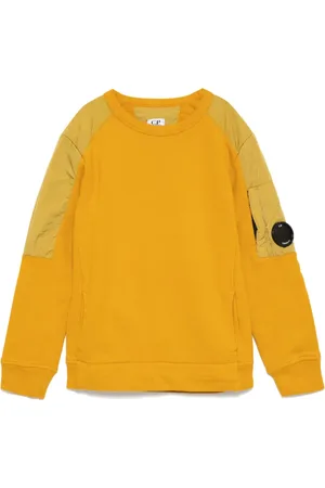 C.P. Company Sweatshirt mit Kontrasteinsatz