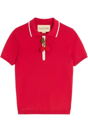 VALENTINO GARAVANI Poloshirt mit Kirschanhänger
